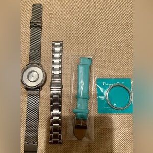 Origami Owl Silver Watch Bundle